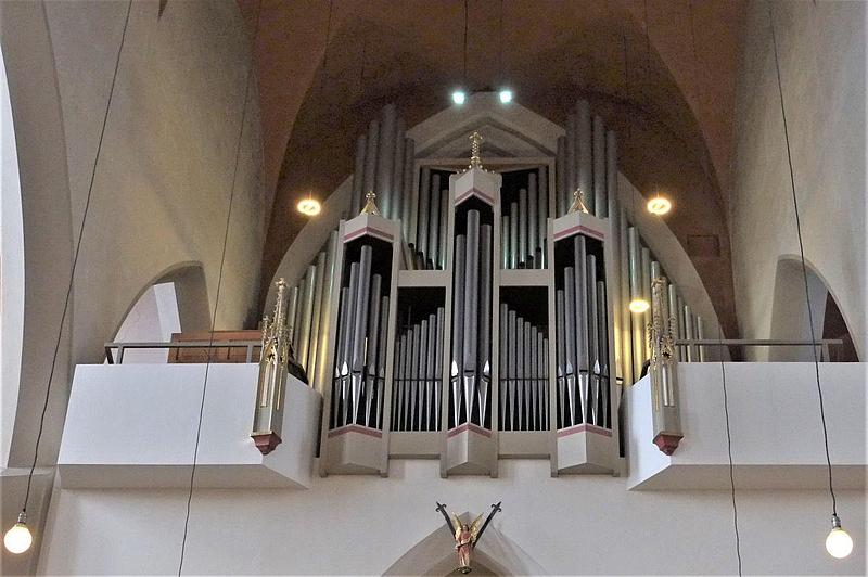 Innenansicht Andreaskirche Detailansicht Orgel